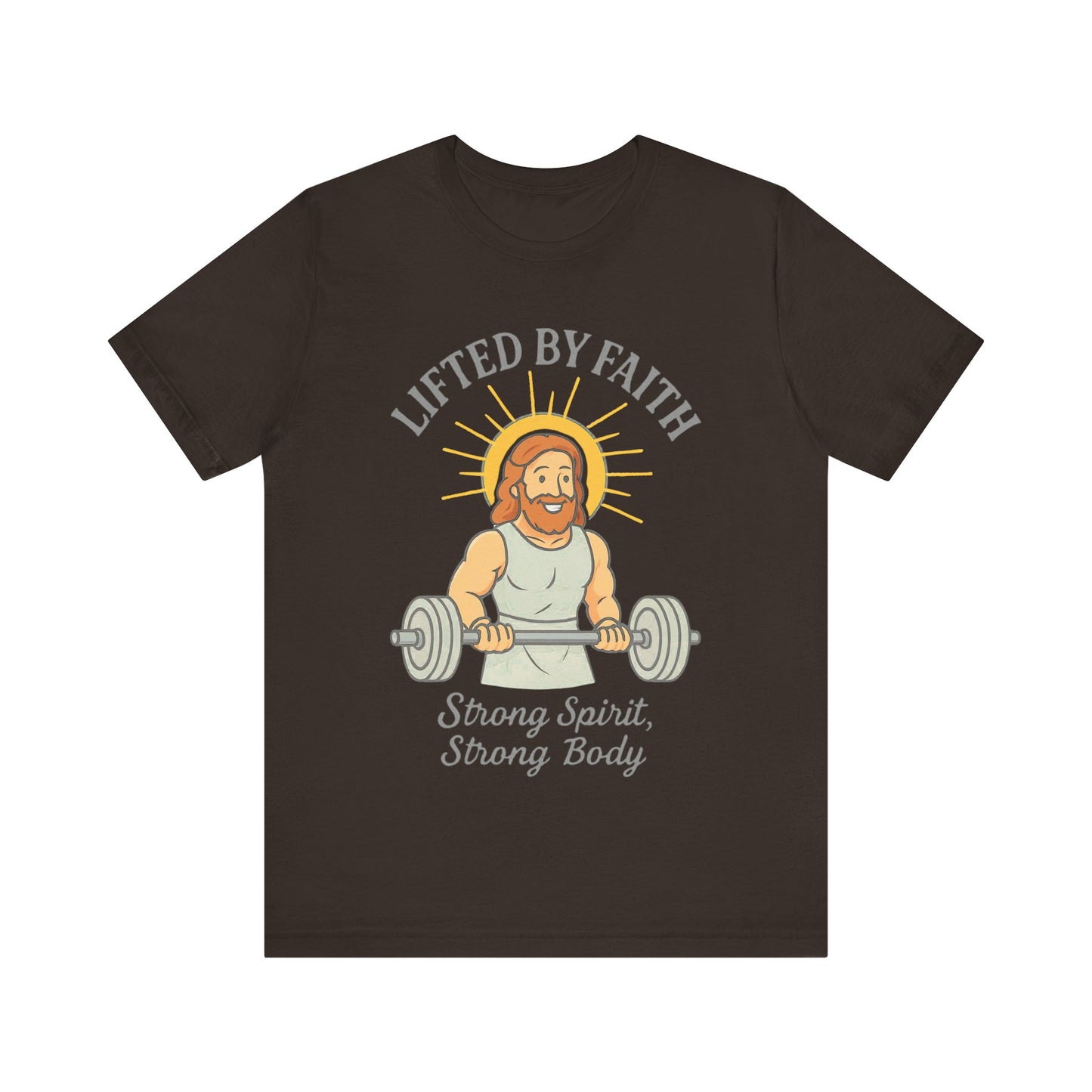 “Lifted by Faith” Religious T-Shirt – Strength & Spiritual Motivation