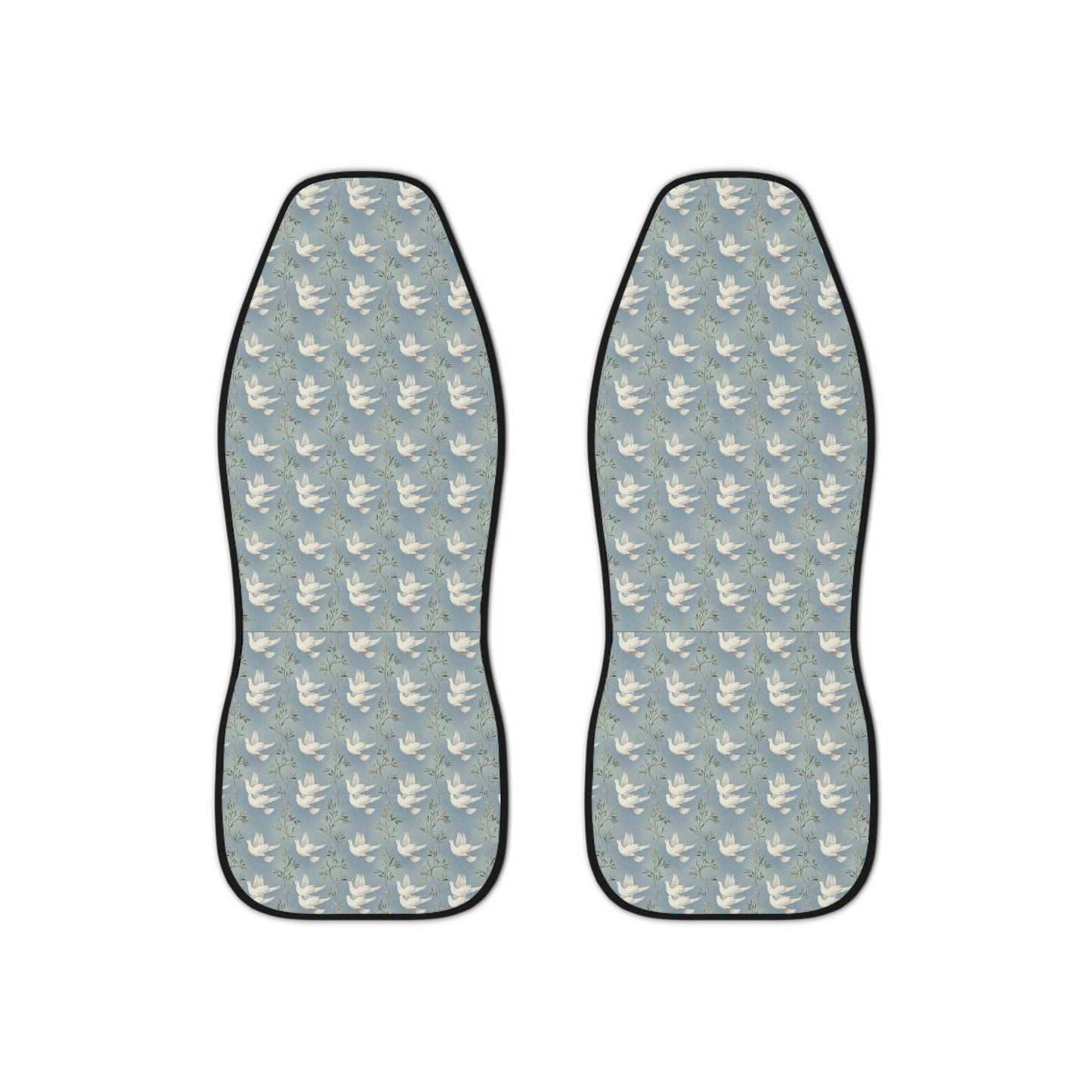 "Dove-Holy Spirit" Christian Car Seat Covers, Decorative Auto Accessories, Stylish Car Interior, Gifts for Drivers, Vehicle Protection