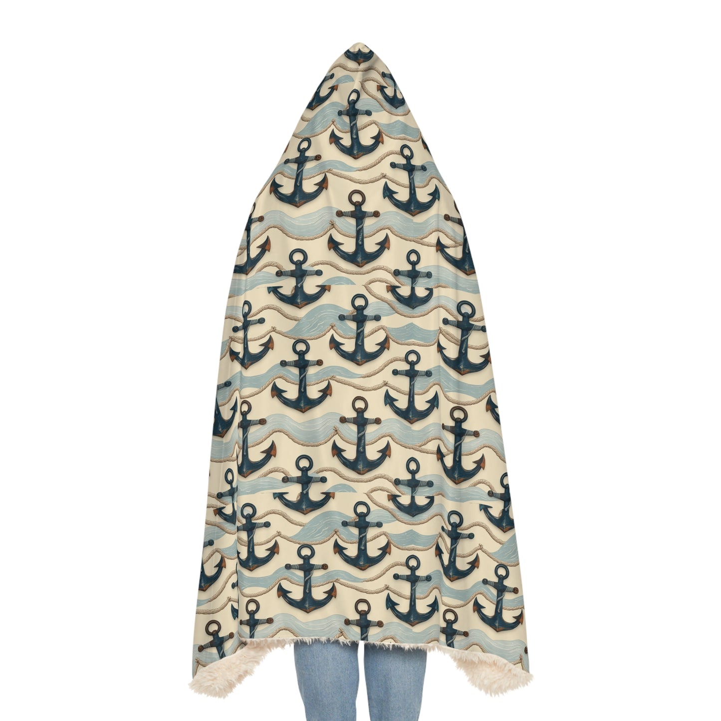 "Anchor Hebrews 6:19)" Christian Snuggle Blanket representing hope in faith