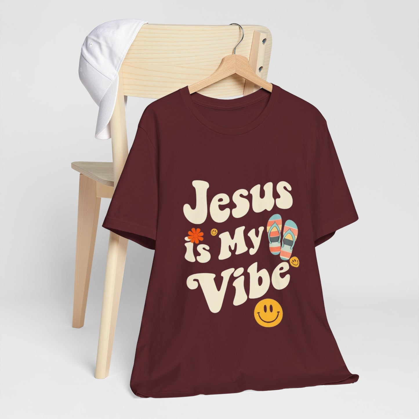“Jesus Is My Vibe” Religious T-Shirt – Stylish Faith Statement