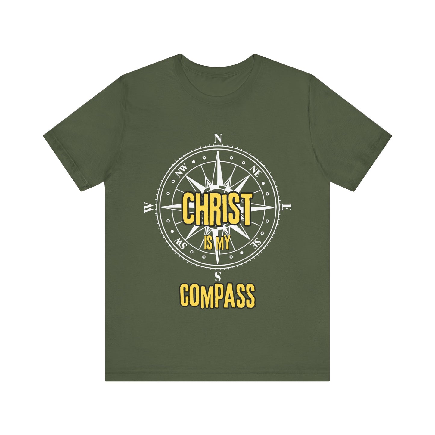 “Christ is My Compass” Religious T-Shirt – Faith-Based Direction for Daily Life