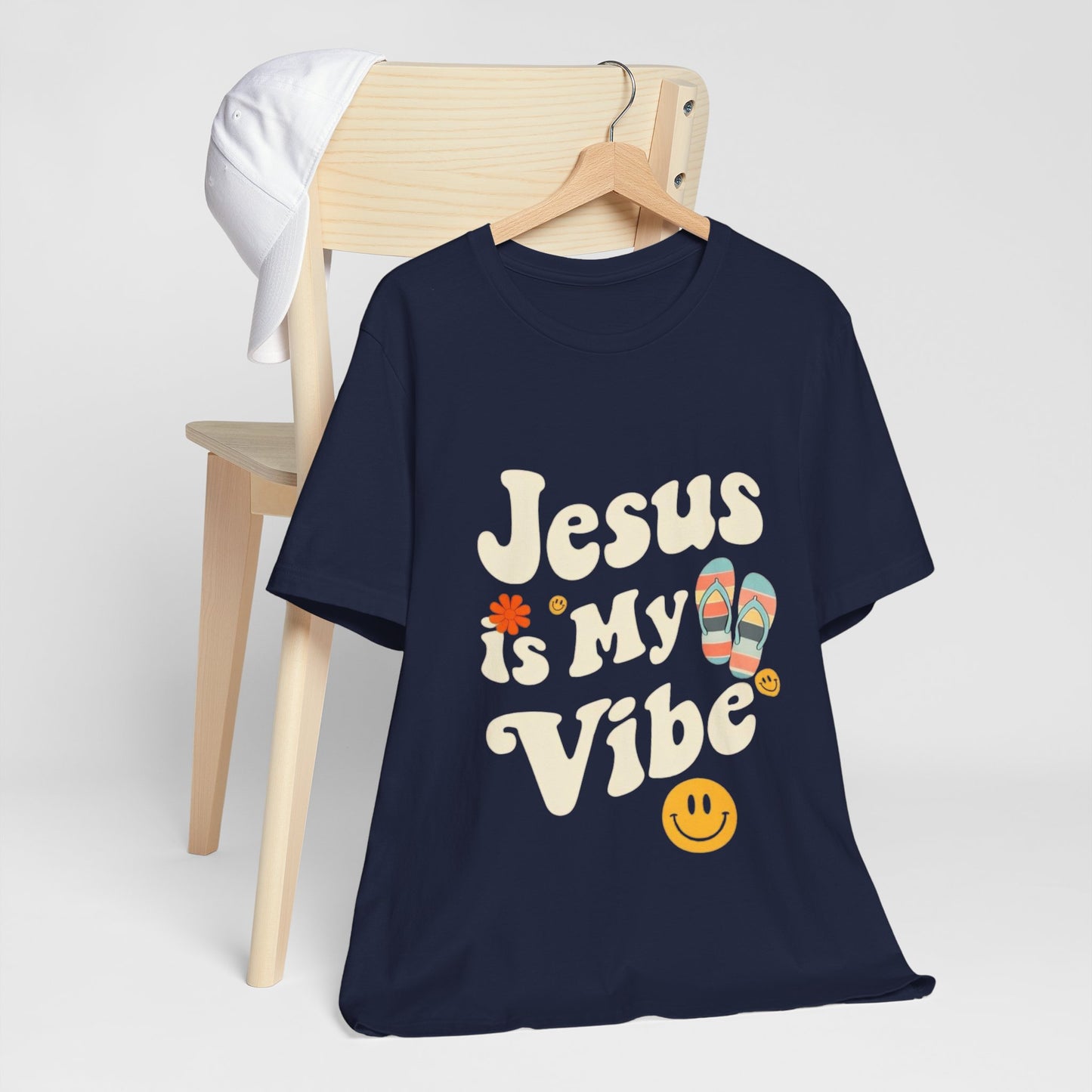 “Jesus Is My Vibe” Religious T-Shirt – Stylish Faith Statement