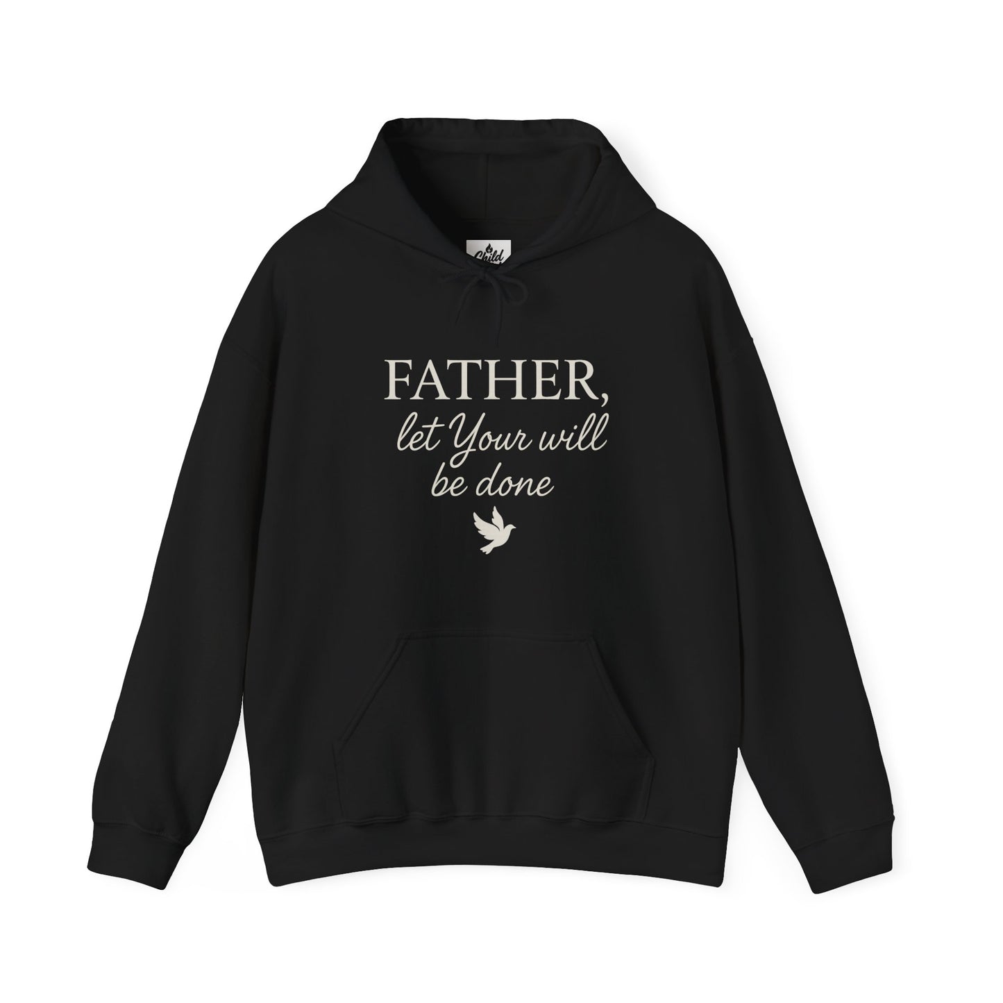 "Father Let Your Will Be Done" Hoodie - Unisex Heavy Blend Christian Sweatshirt for Relaxation & Faith