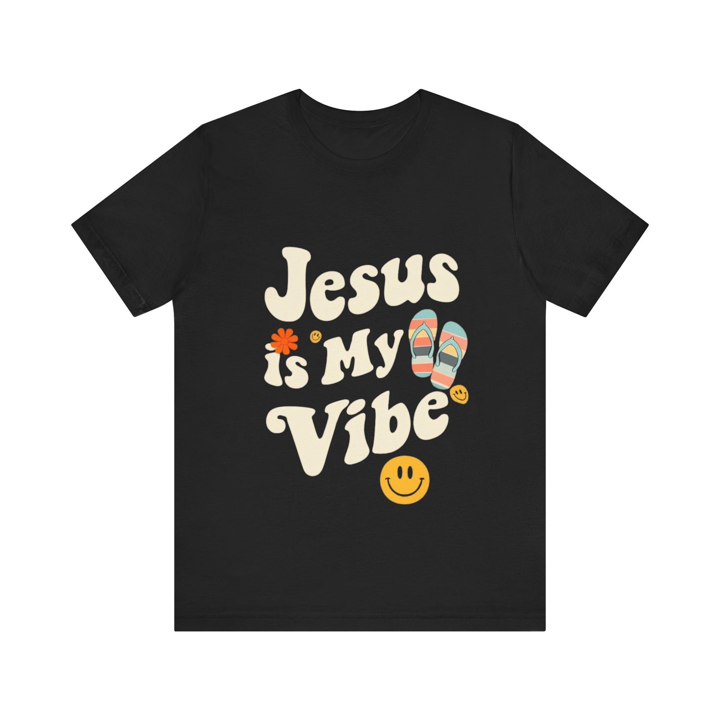 “Jesus Is My Vibe” Religious T-Shirt – Stylish Faith Statement
