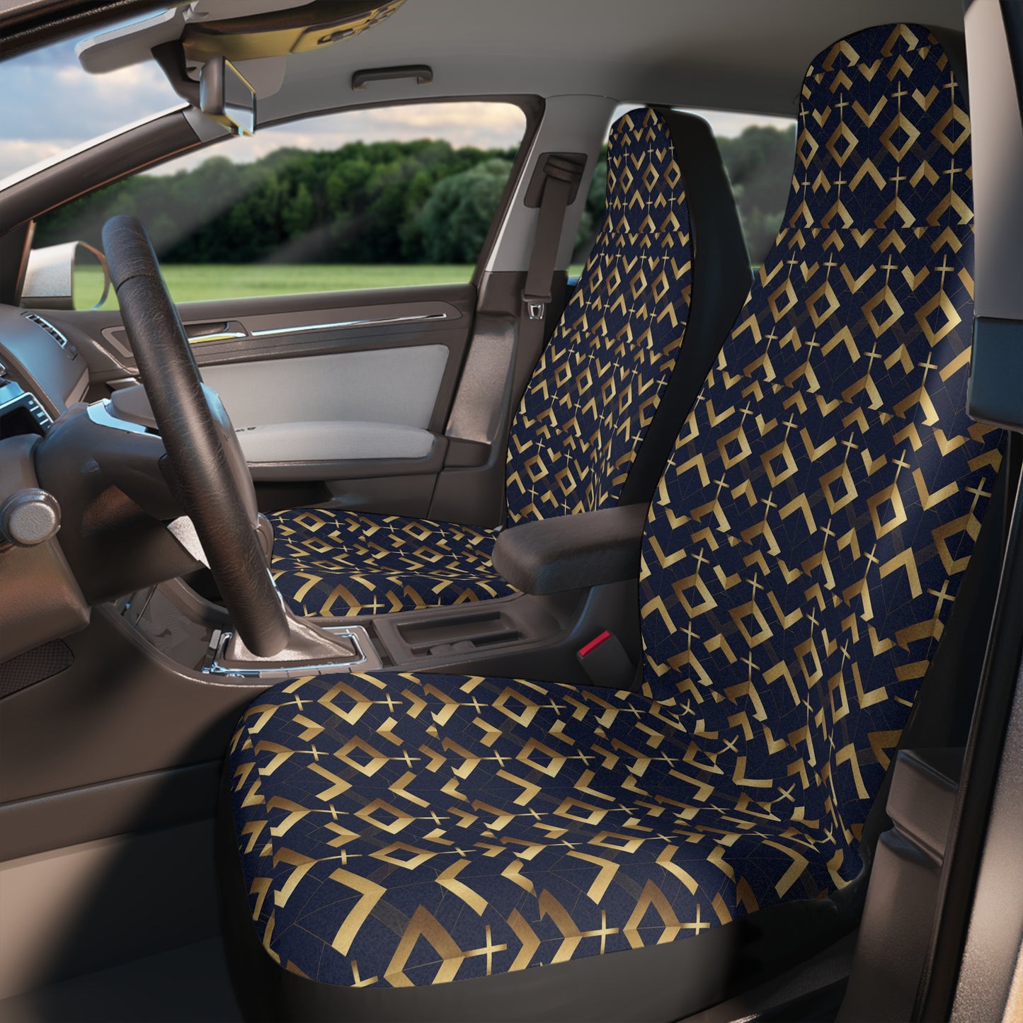 Cross Car Seat Covers, Vehicle Accessories, Car Decor, Gift for Car Lovers, Interior Upgrade