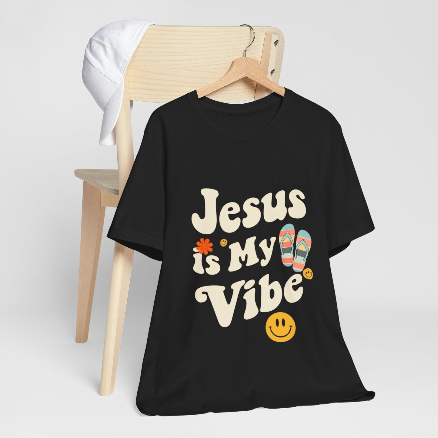 “Jesus Is My Vibe” Religious T-Shirt – Stylish Faith Statement