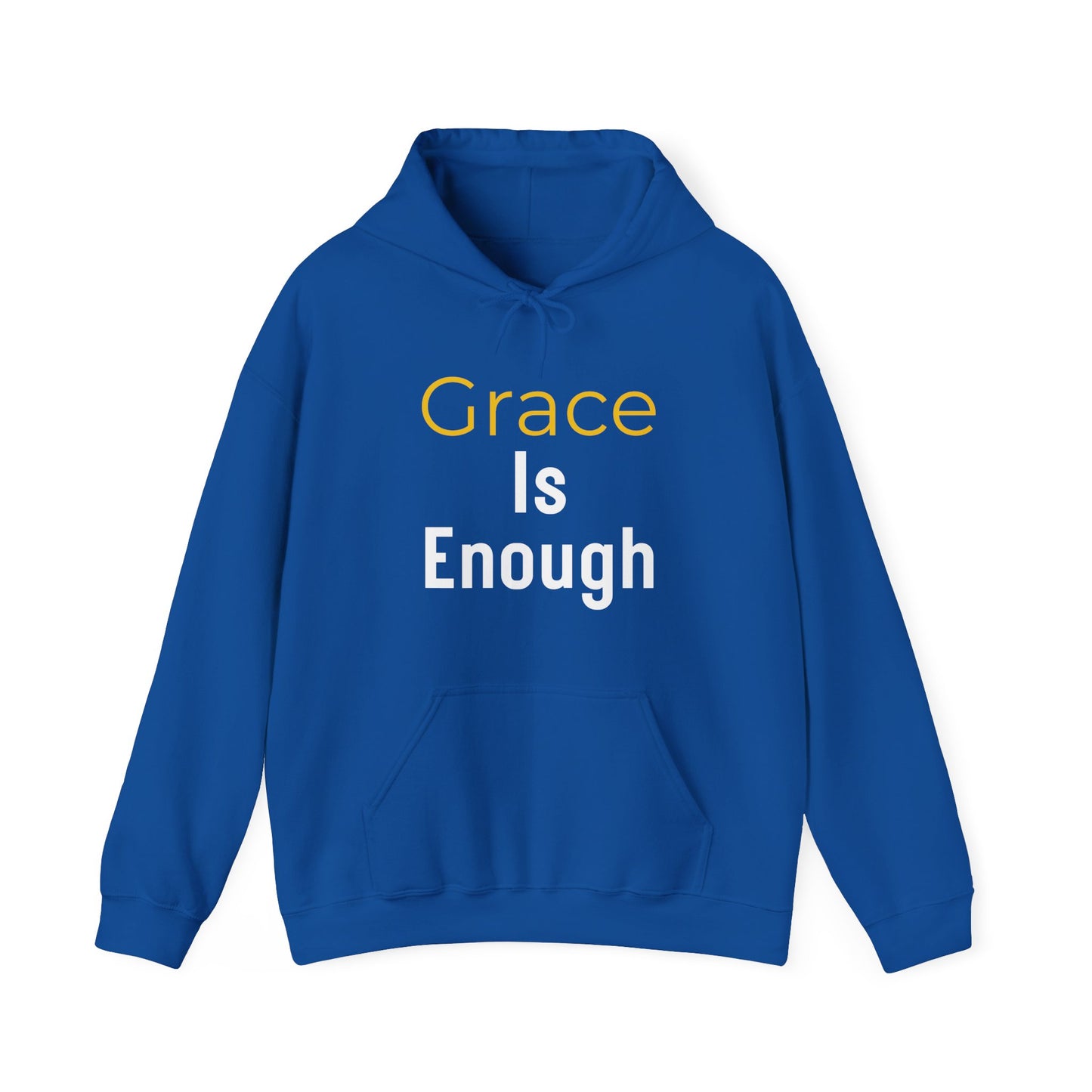 “Grace is Enough” Religious Hoodie – Unisex Pullover for Everyday Encouragement