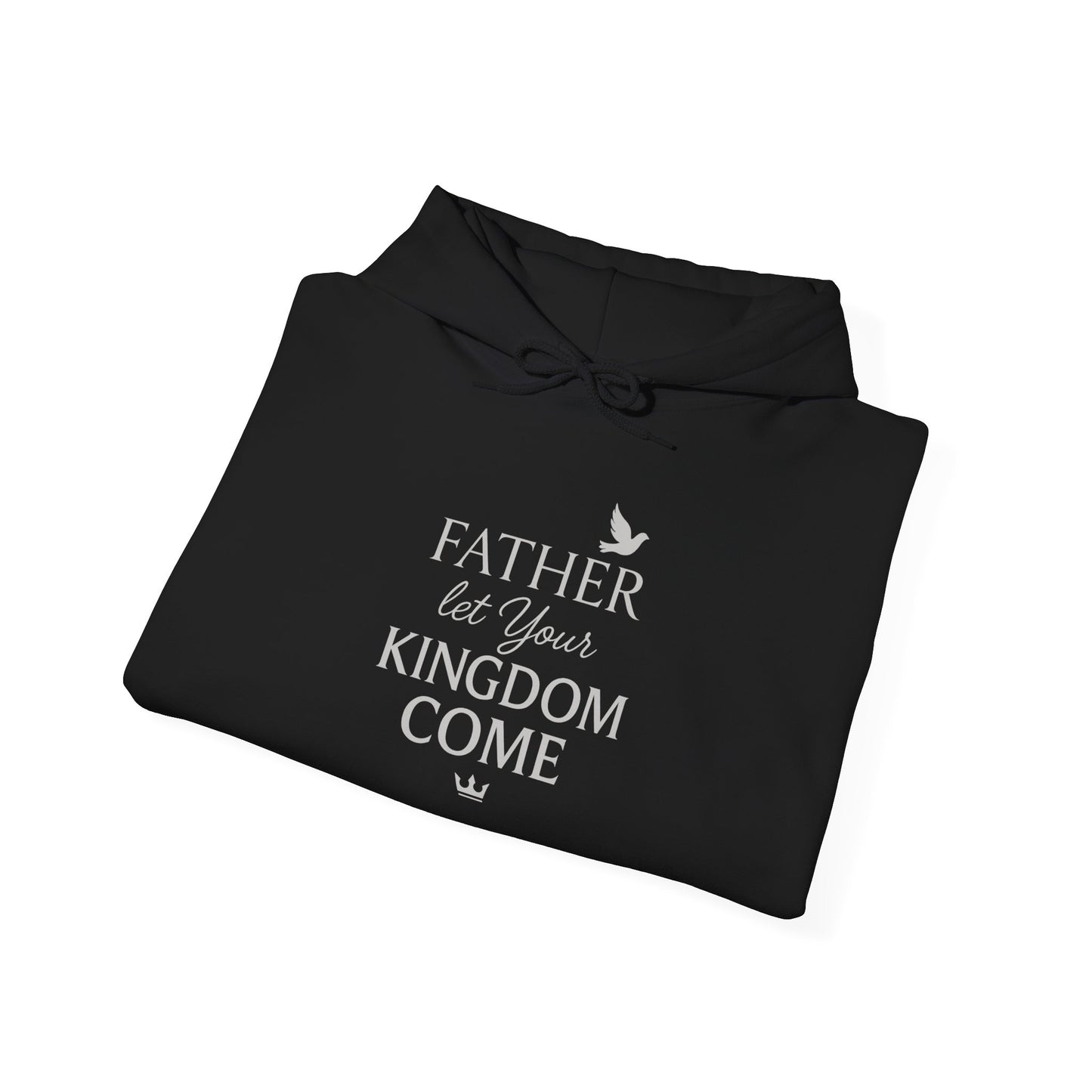 "Father, Let Your KIngdom, Come" Hoodie - Unisex Heavy Blend Christian Hoodie for Relaxation & Faith