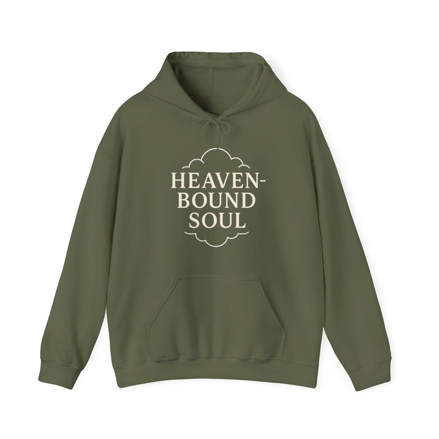 “Heaven-Bound Soul” Religious Hoodie – Unisex Pullover for Spiritual Encouragement