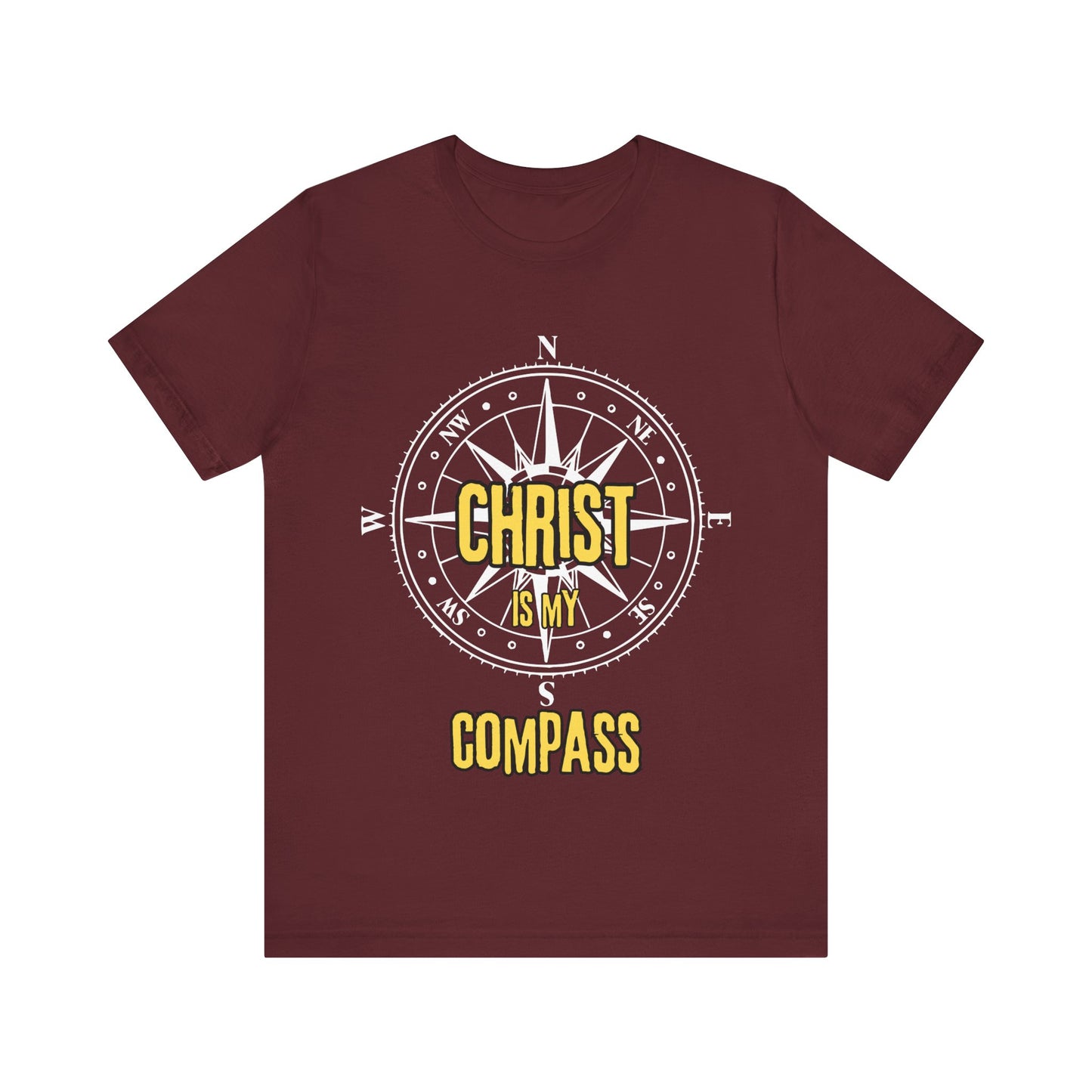 “Christ is My Compass” Religious T-Shirt – Faith-Based Direction for Daily Life