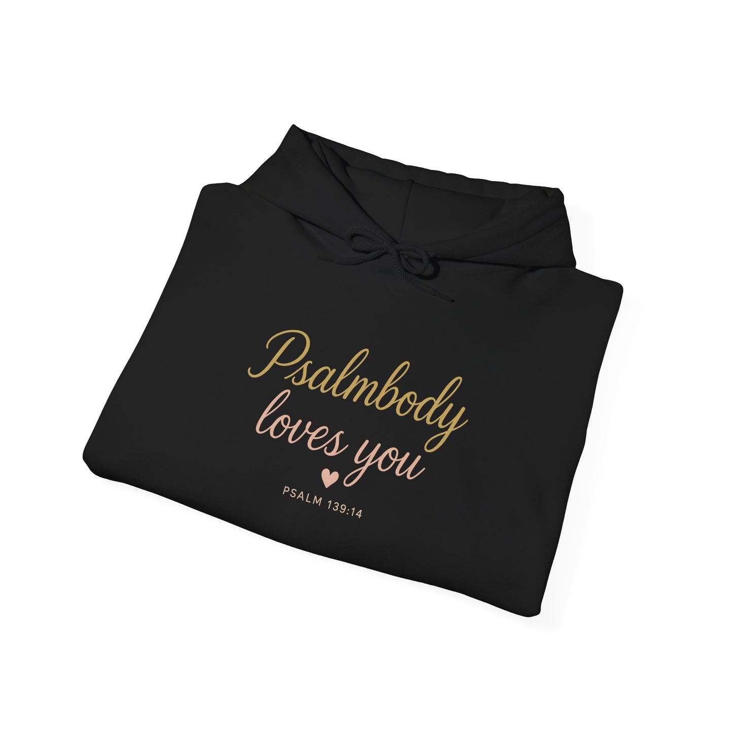 "Psalmbody Loves You" Hoodie - Unisex Heavy Blend Christian Hoodie for Relaxation & Faith