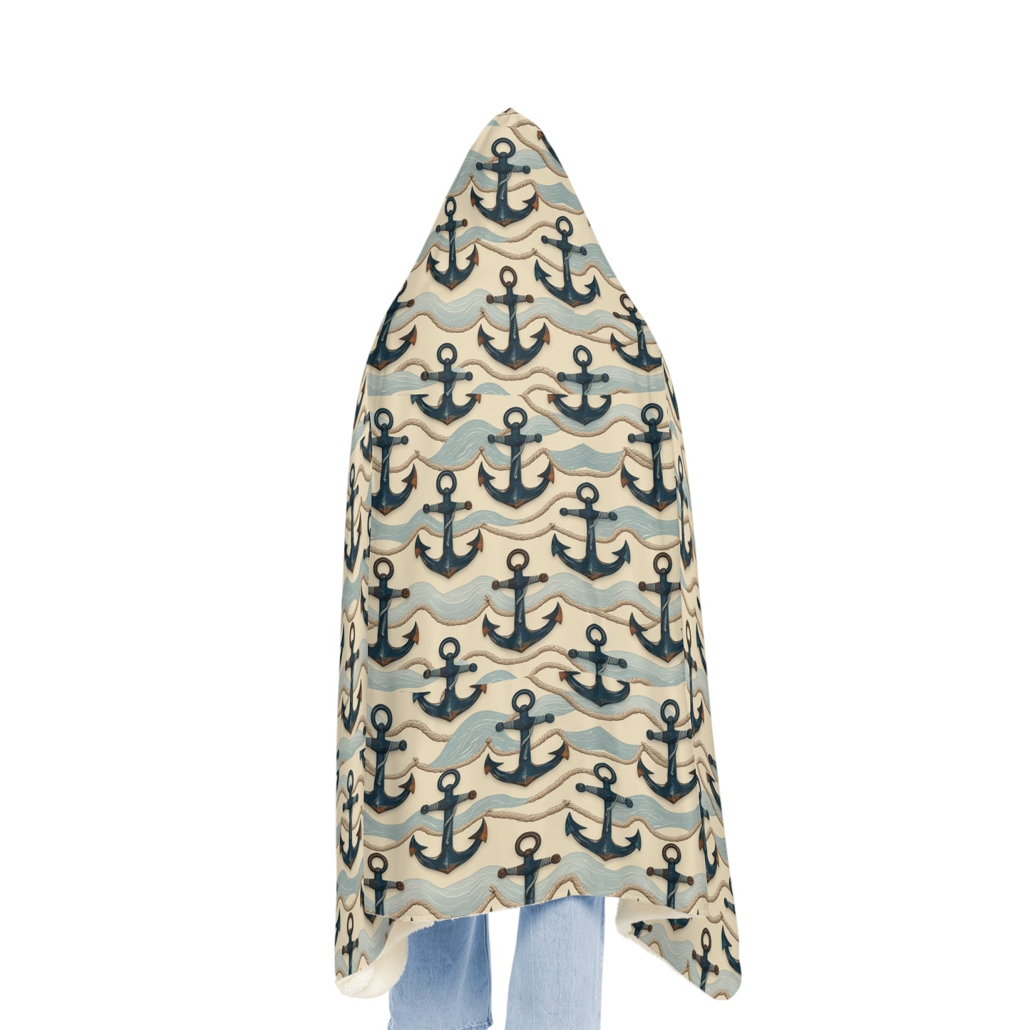 "Anchor Hebrews 6:19)" Christian Snuggle Blanket representing hope in faith