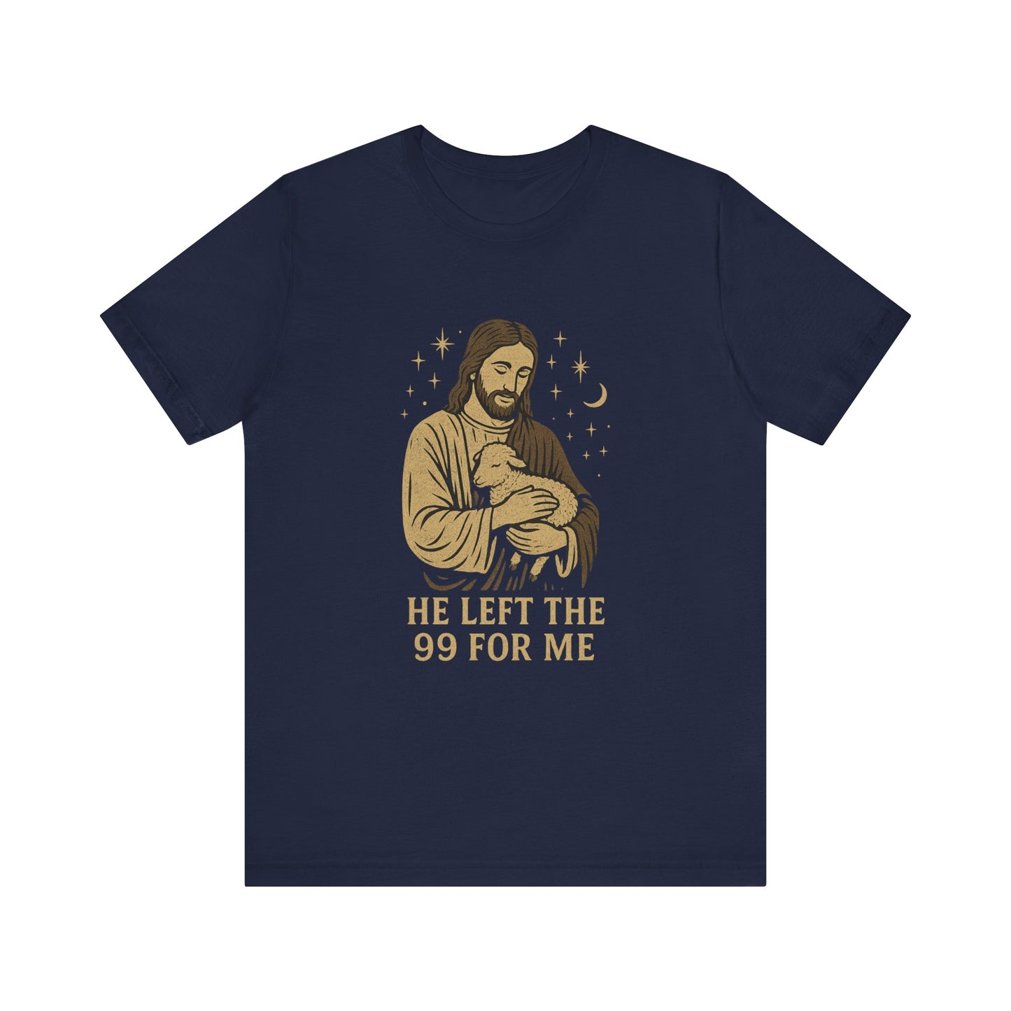 “He Left the 99 for Me” Christian T-Shirt – Powerful Message of God’s Love