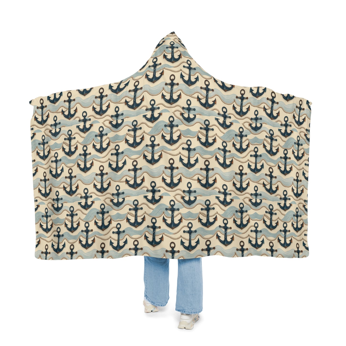 "Anchor Hebrews 6:19)" Christian Snuggle Blanket representing hope in faith