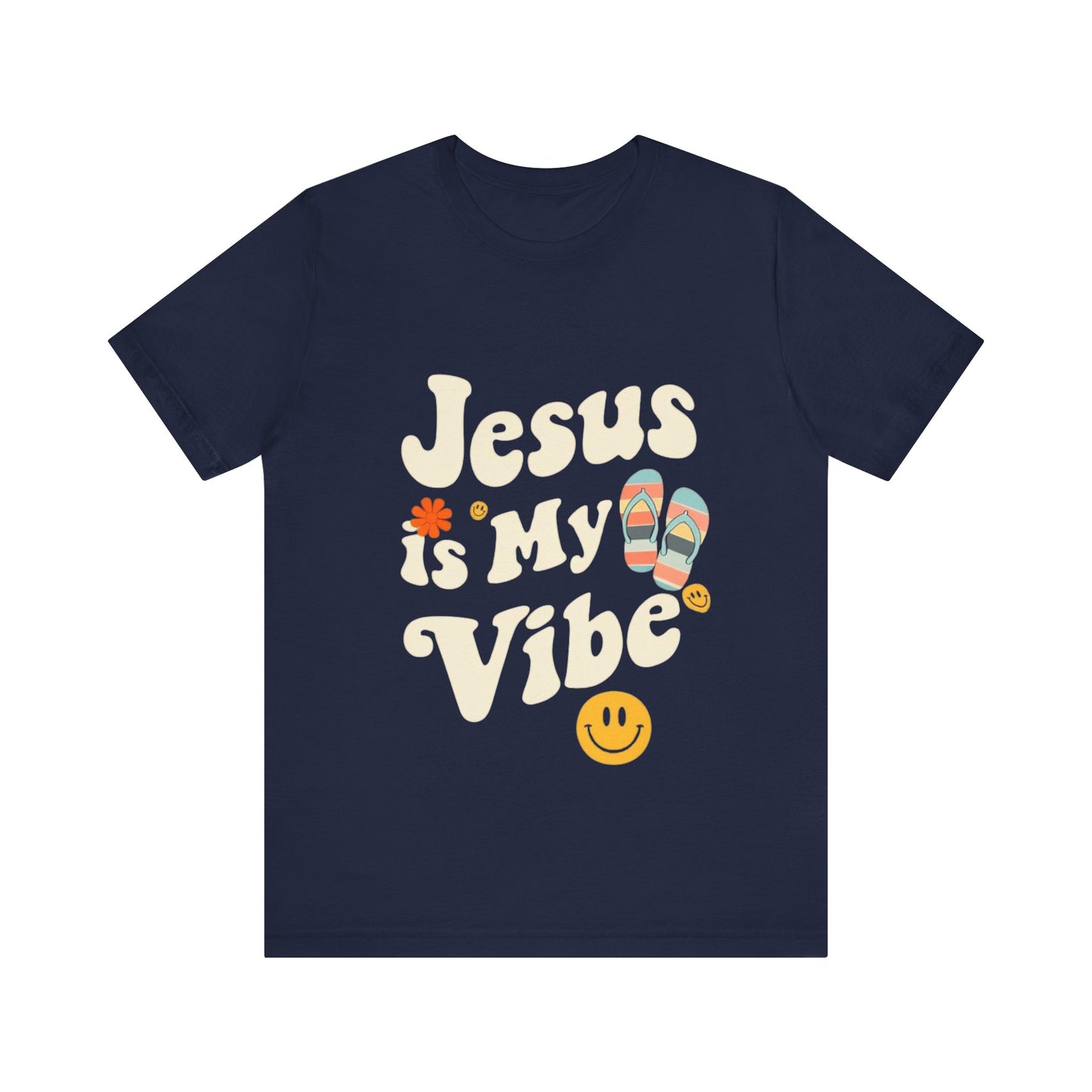 “Jesus Is My Vibe” Religious T-Shirt – Stylish Faith Statement