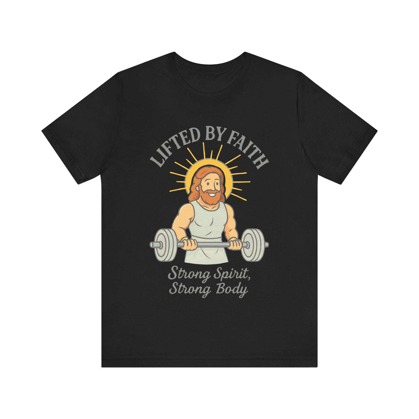 “Lifted by Faith” Religious T-Shirt – Strength & Spiritual Motivation