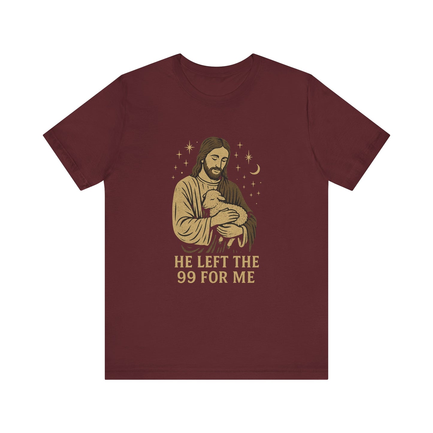 “He Left the 99 for Me” Christian T-Shirt – Powerful Message of God’s Love