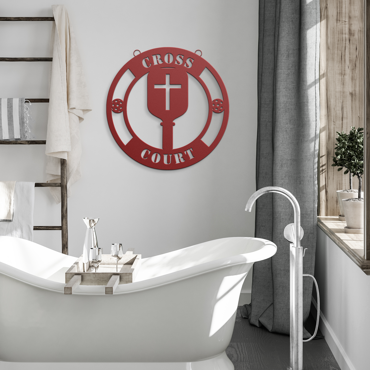 Christian_Pickleball_Gift__Cross_Court__Red_Modern_Bathroom_Mockup.png
