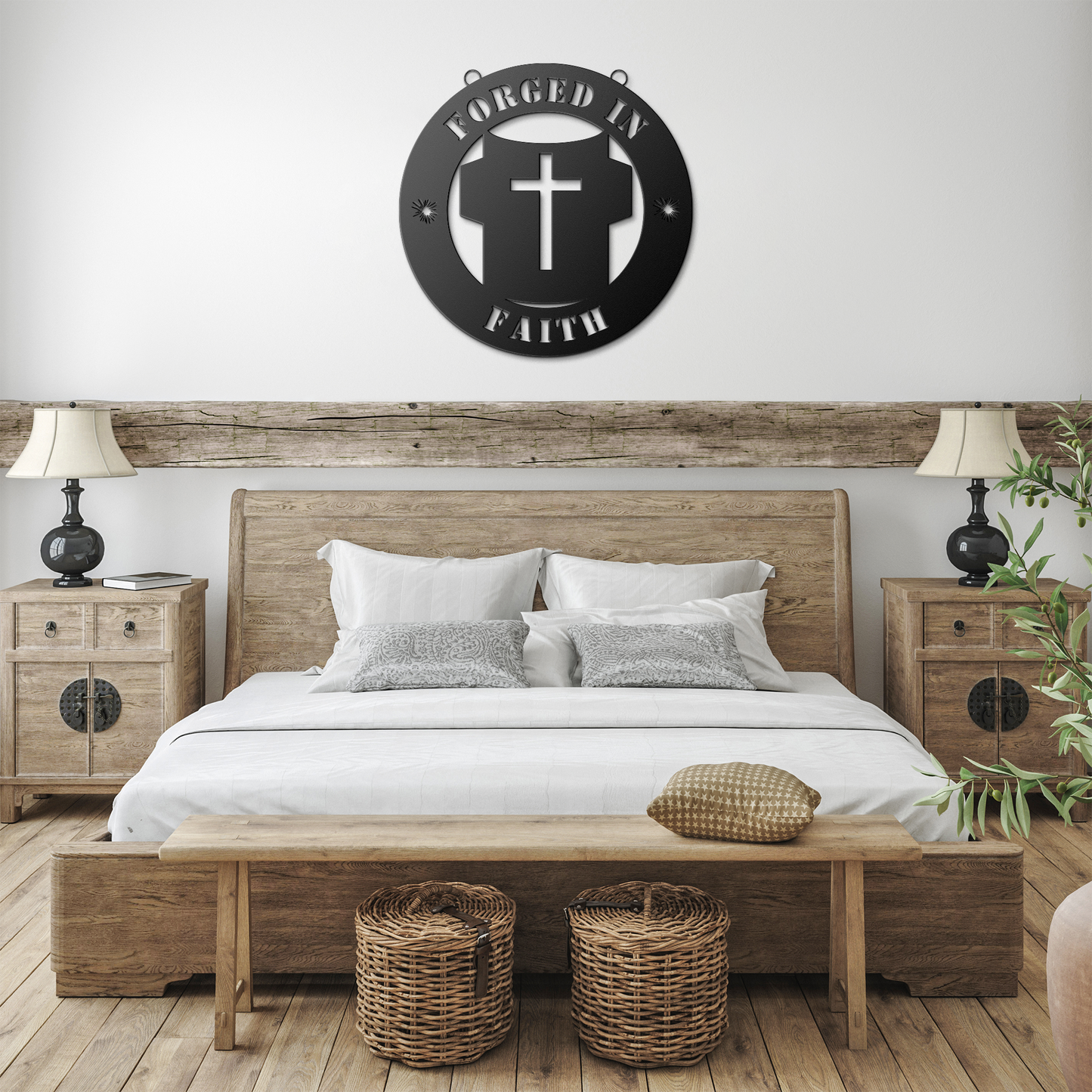 Christian_Welder_Gift__Forged_in_Faith__Black_Farmhouse_Bedroom_Mockup.png
