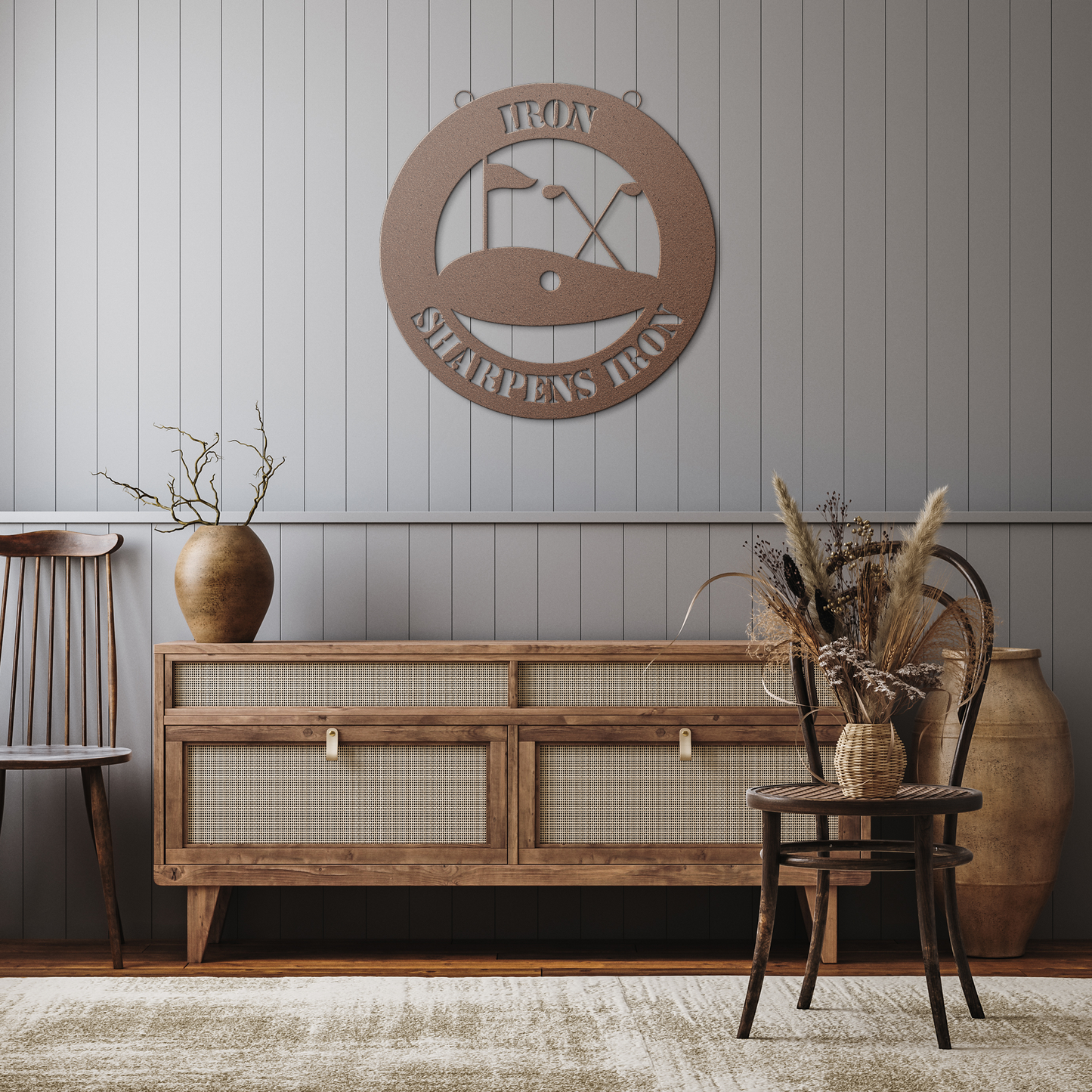 Iron_Sharpens_Iron_Metal_Sign__Christia_Copper_Rustic_Hallway_Mockup.png