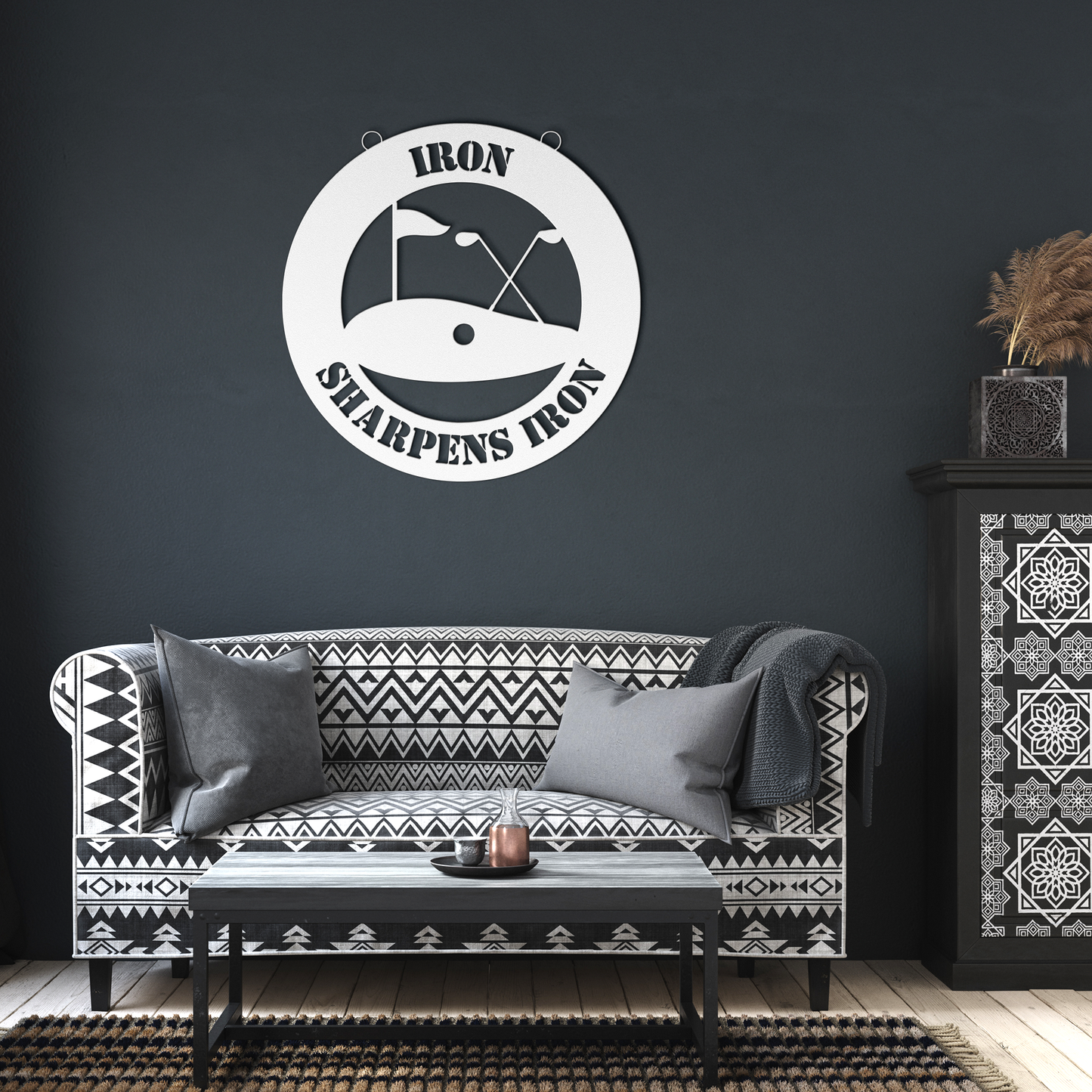 Iron_Sharpens_Iron_Metal_Sign__Christia_White_Dark_Living_Room_Mockup.png