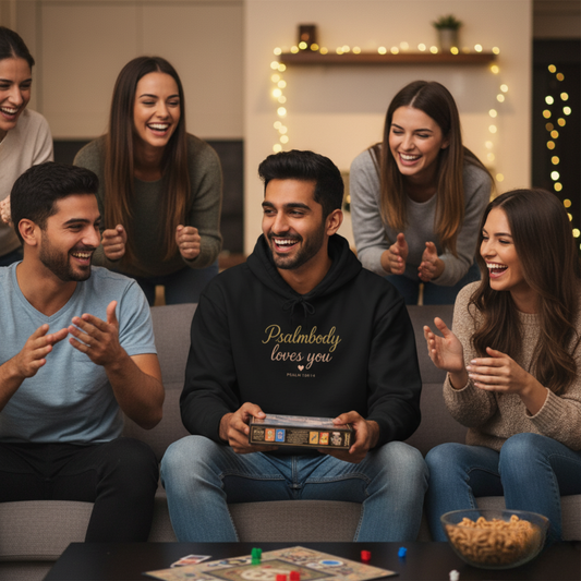 "Psalmbody Loves You" Hoodie - Unisex Heavy Blend Christian Hoodie for Relaxation & Faith