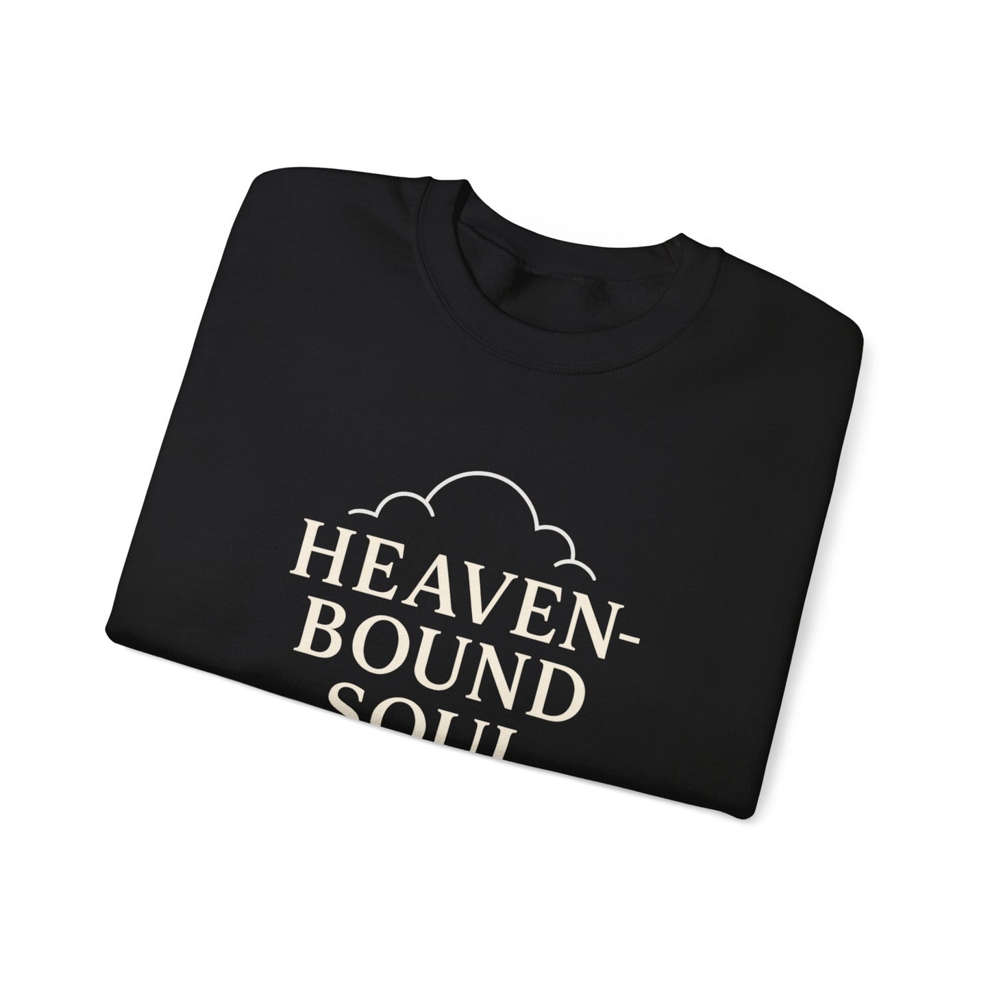 “Heaven-Bound Soul” Crewneck Religious Sweatshirt – Cozy Faith Apparel