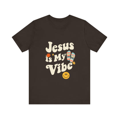 “Jesus Is My Vibe” Religious T-Shirt – Stylish Faith Statement