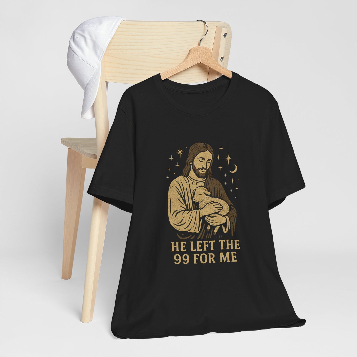 “He Left the 99 for Me” Christian T-Shirt – Powerful Message of God’s Love