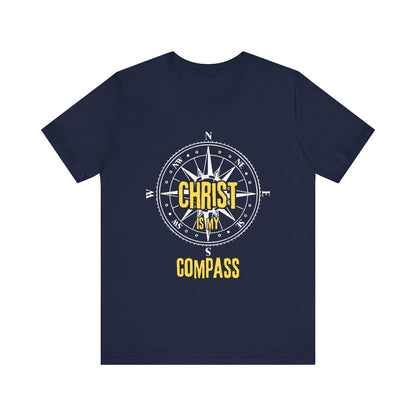 “Christ is My Compass” Religious T-Shirt – Faith-Based Direction for Daily Life