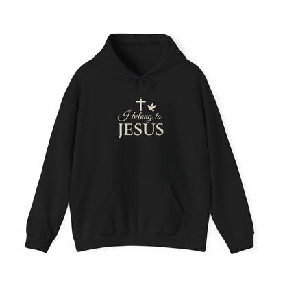 “I Belong to Jesus” Religious Hoodie – Unisex Pullover for Identity and Inspiration