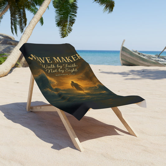 "Wave Maker" Christian Beach Towel
