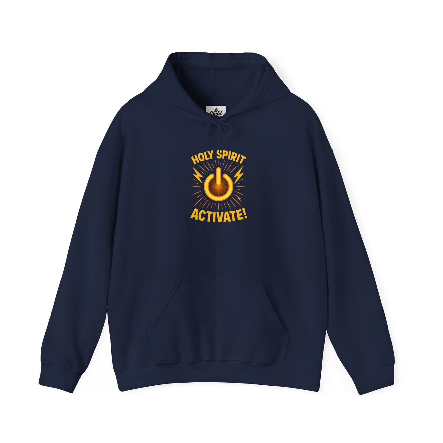 "Holy Spirit Activate" Hoodie - Unisex Heavy Blend Christian Sweatshirt for Relaxation & Faith