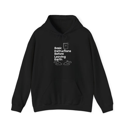 “Basic Instructions Before Leaving Earth” Religious Acronym Hoodie – Unisex Faith-Inspired Pullover