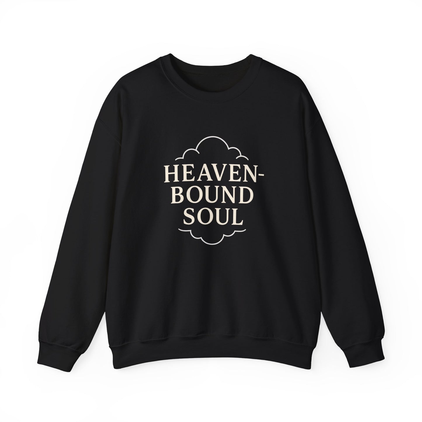 “Heaven-Bound Soul” Crewneck Religious Sweatshirt – Cozy Faith Apparel