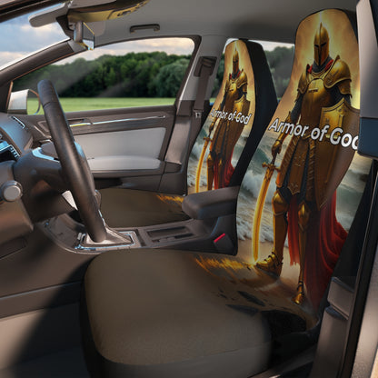 Armor of God Car Seat Cover - Christian Auto Accessories, Vehicle Decor, Seat Protectors, Spiritual Gifts, Religious Car Decor