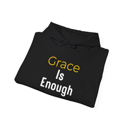 “Grace is Enough” Religious Hoodie – Unisex Pullover for Everyday Encouragement