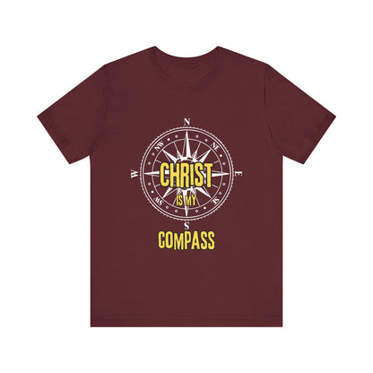 “Christ is My Compass” Religious T-Shirt – Faith-Based Direction for Daily Life