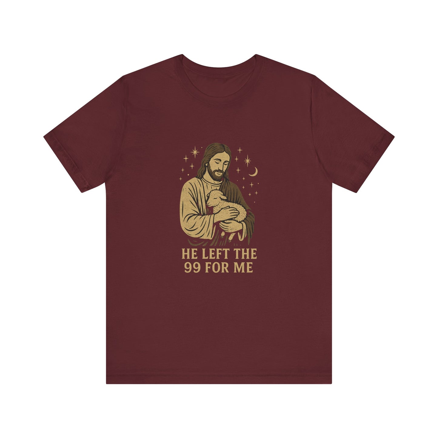 “He Left the 99 for Me” Christian T-Shirt – Powerful Message of God’s Love