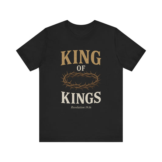 “King of Kings” Religious T-Shirt – Bold Declaration of Faith