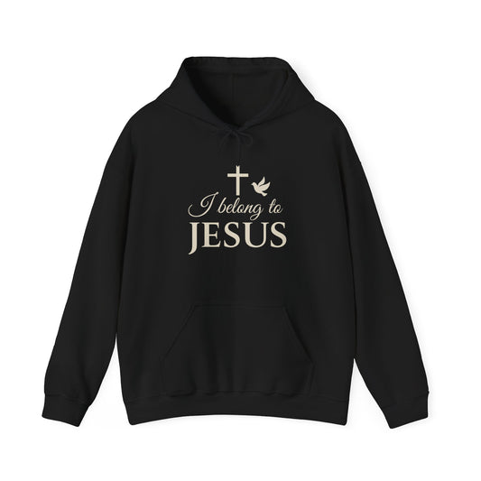 “I Belong to Jesus” Religious Hoodie – Unisex Pullover for Identity and Inspiration