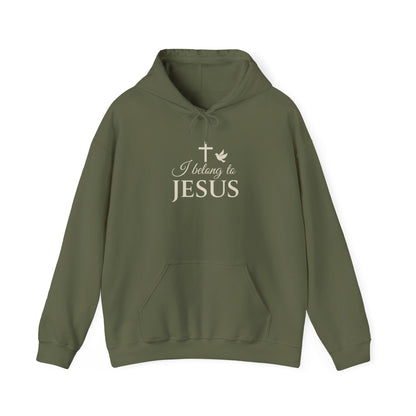“I Belong to Jesus” Religious Hoodie – Unisex Pullover for Identity and Inspiration