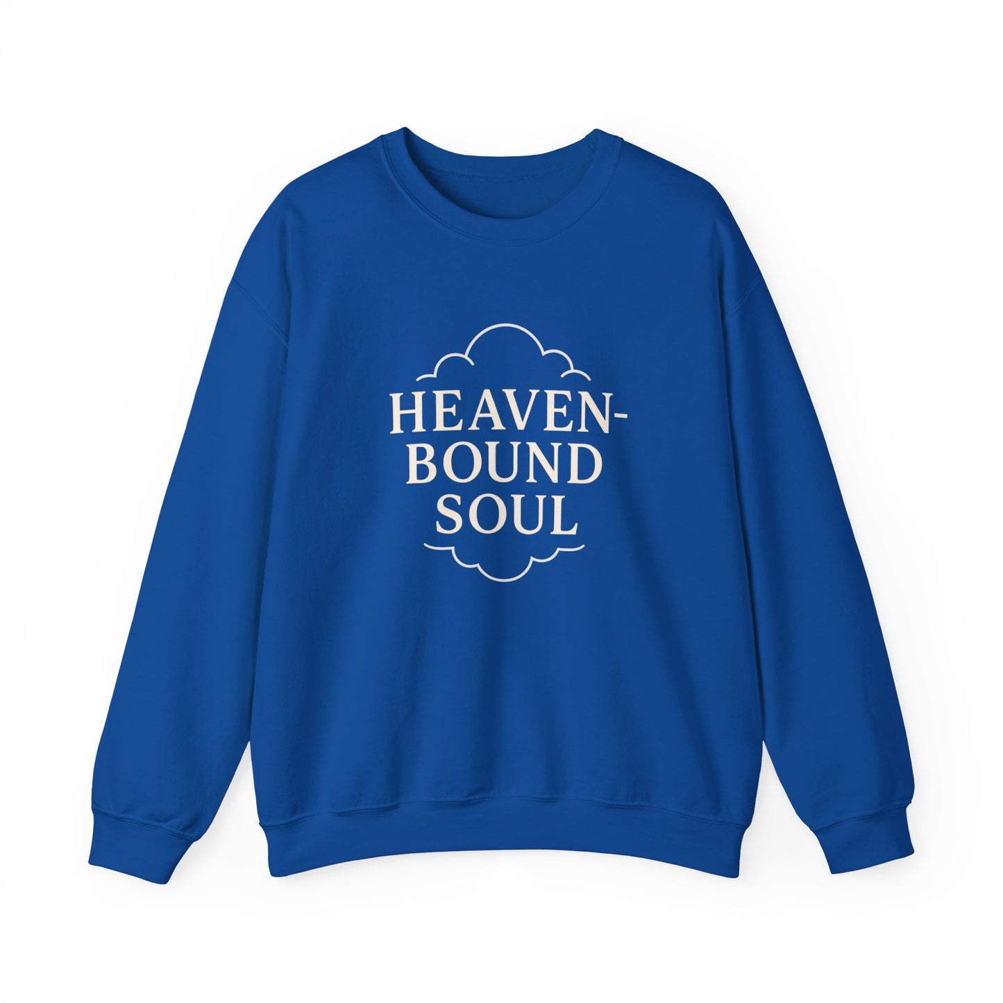 “Heaven-Bound Soul” Crewneck Religious Sweatshirt – Cozy Faith Apparel