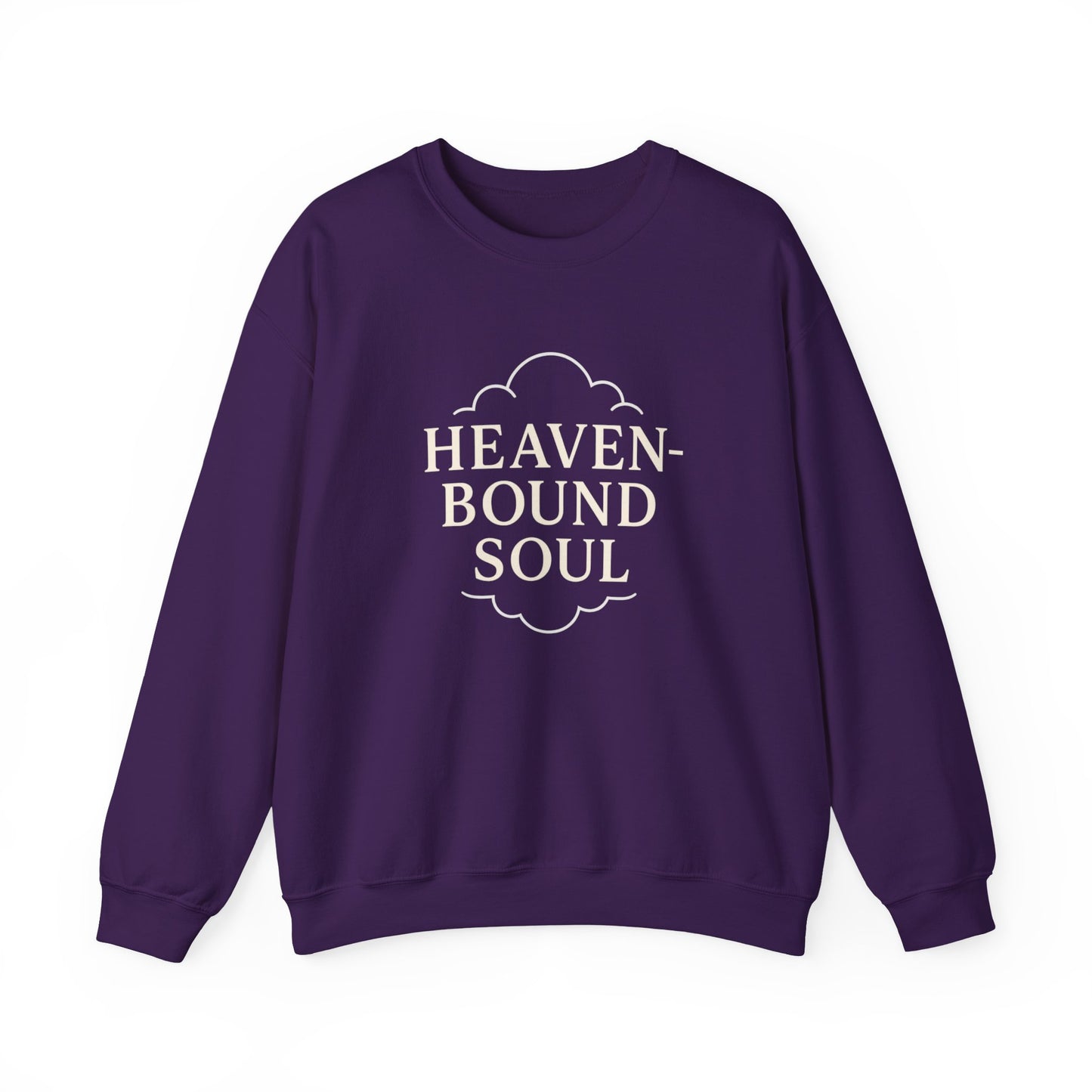 “Heaven-Bound Soul” Crewneck Religious Sweatshirt – Cozy Faith Apparel