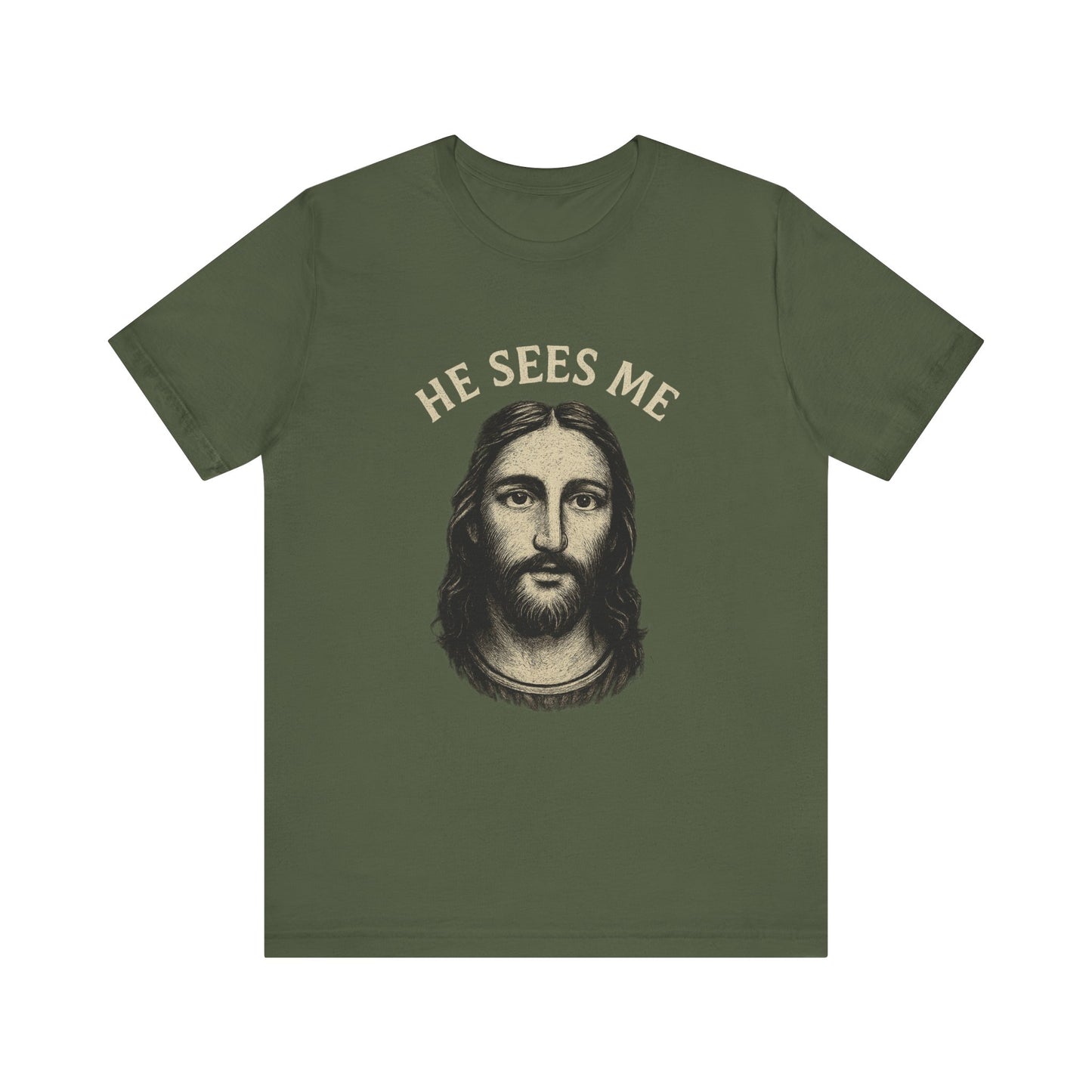 “He Sees Me” Religious T-Shirt – Faith-Inspired Reminder of God’s Presence