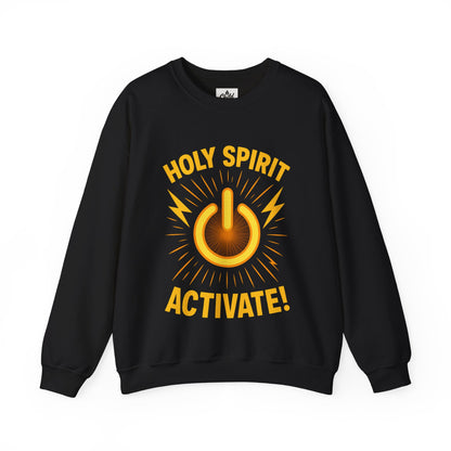 "Holy Spirit Activate" - Christian Sweatshirt - Unisex