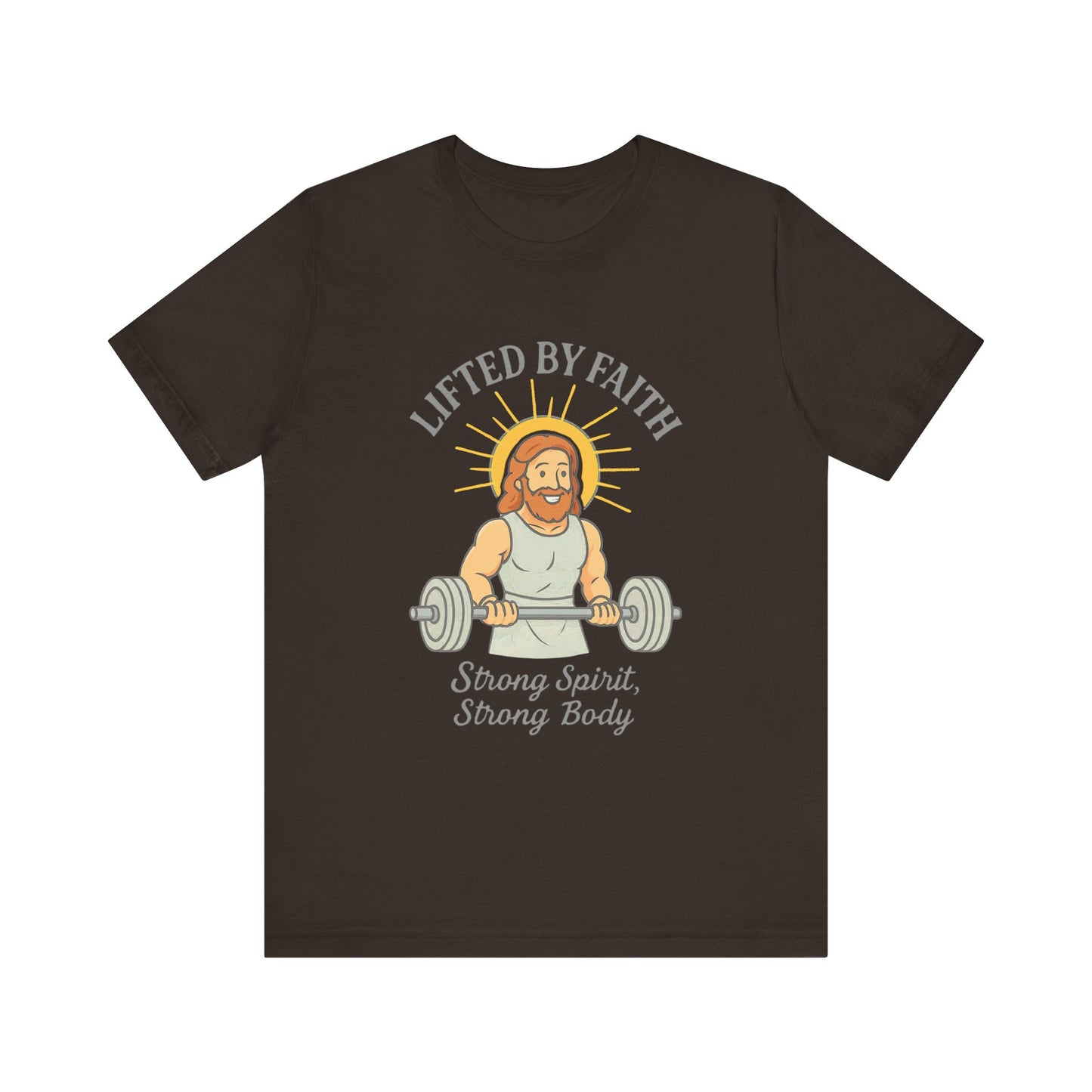 “Lifted by Faith” Religious T-Shirt – Strength & Spiritual Motivation