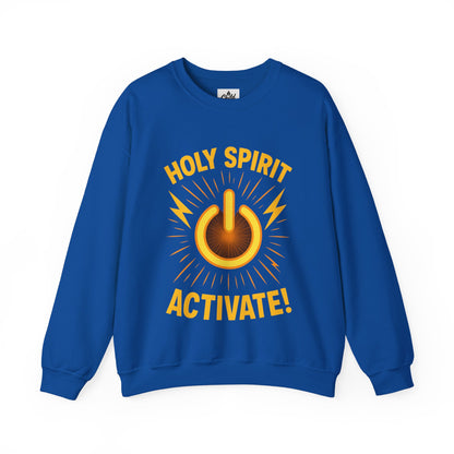 "Holy Spirit Activate" - Christian Sweatshirt - Unisex