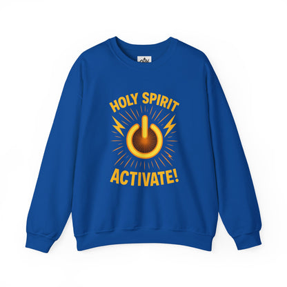 "Holy Spirit Activate" - Christian Sweatshirt - Unisex