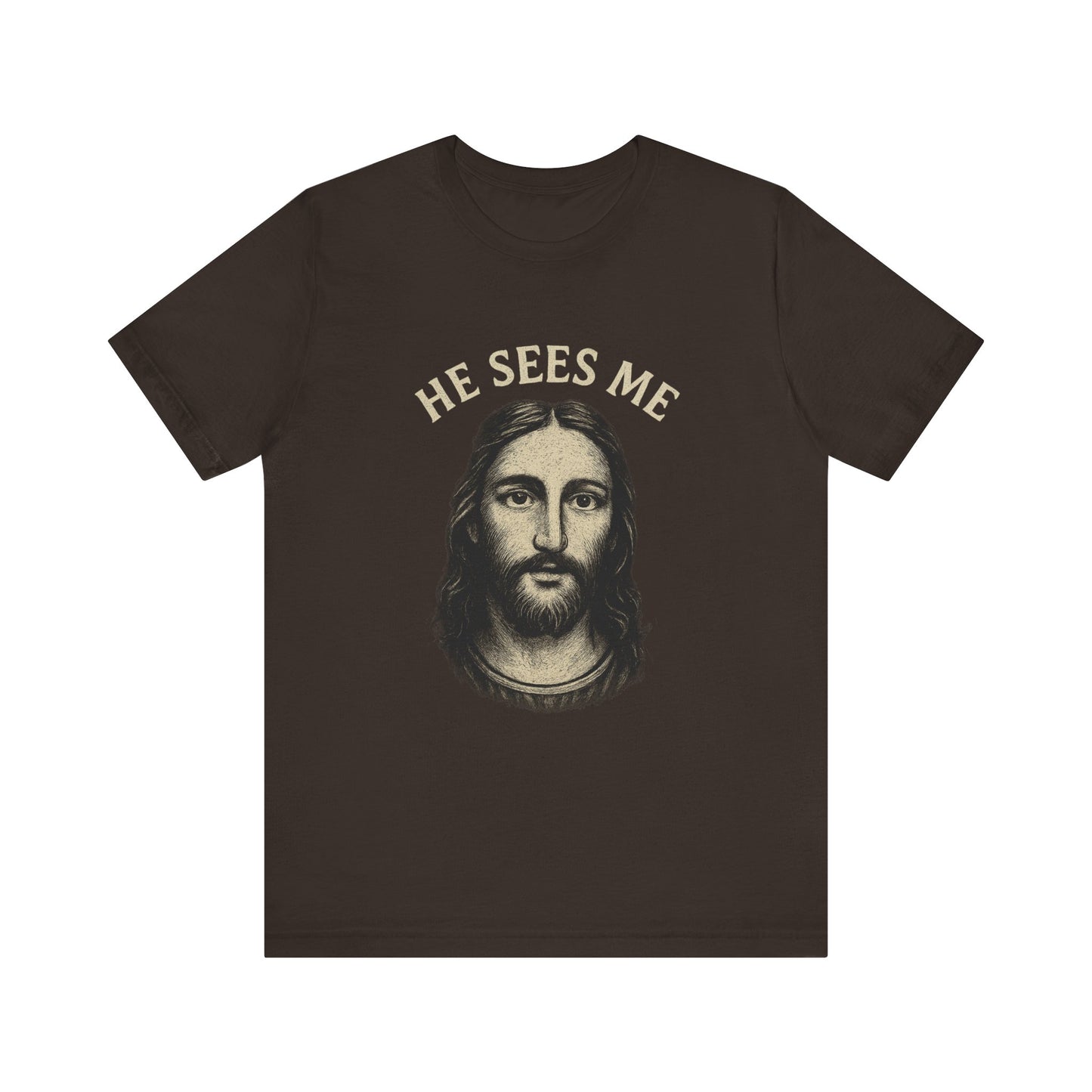 “He Sees Me” Religious T-Shirt – Faith-Inspired Reminder of God’s Presence